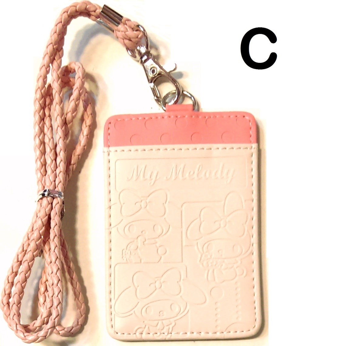 Sanrio Embossed 2Slots ID Credit Card Badge Pass Case Holder Etsy