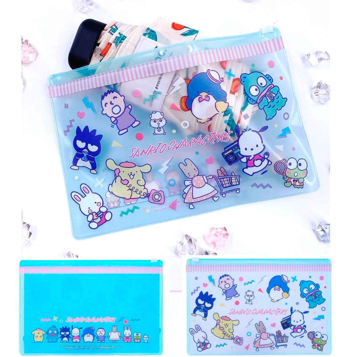 Sanrio Zipper Storage Pouch Book File Stationery Bills Etsy