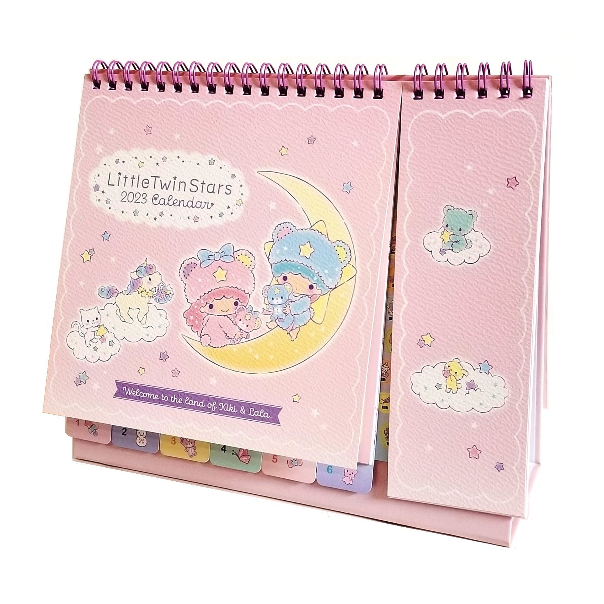 2022 - 2023 Little Twin Stars Agenda Refills for FF Pocket Organiser Pink  Sanrio Japan Planner Setup Inspired by You.