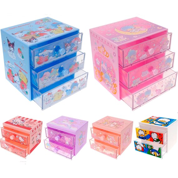 Cute Storage Organizer Kawaii Plastic Large Storage Box With Lids For  Cosmetics Clothes Books Snacks Home School Desk Organizer - AliExpress