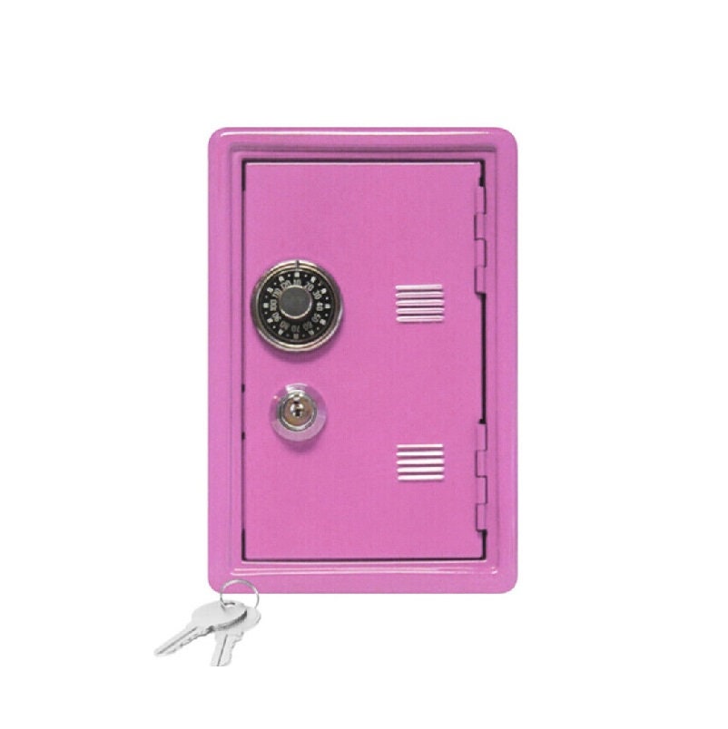 Kids Thick Deck Metal Safe Bank Coin Money Case Singapore Kids Thick Deck Metal Safe Bank, Hot Pink Locker Chandelier Earrings