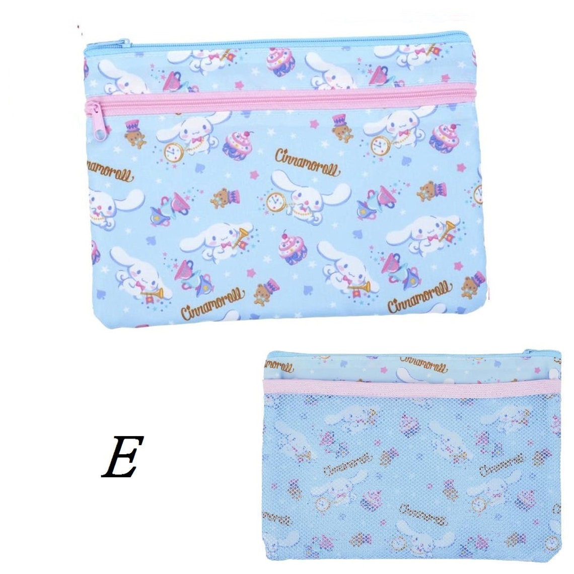 Sanrio 3Pockets Case Fabric Storage Bag for Stationery B6 Etsy
