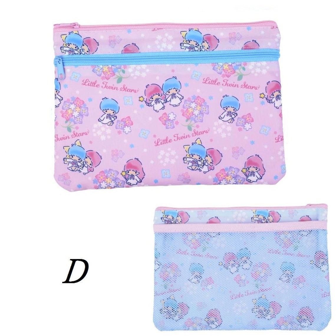 Sanrio 3Pockets Case Fabric Storage Bag for Stationery B6 Etsy