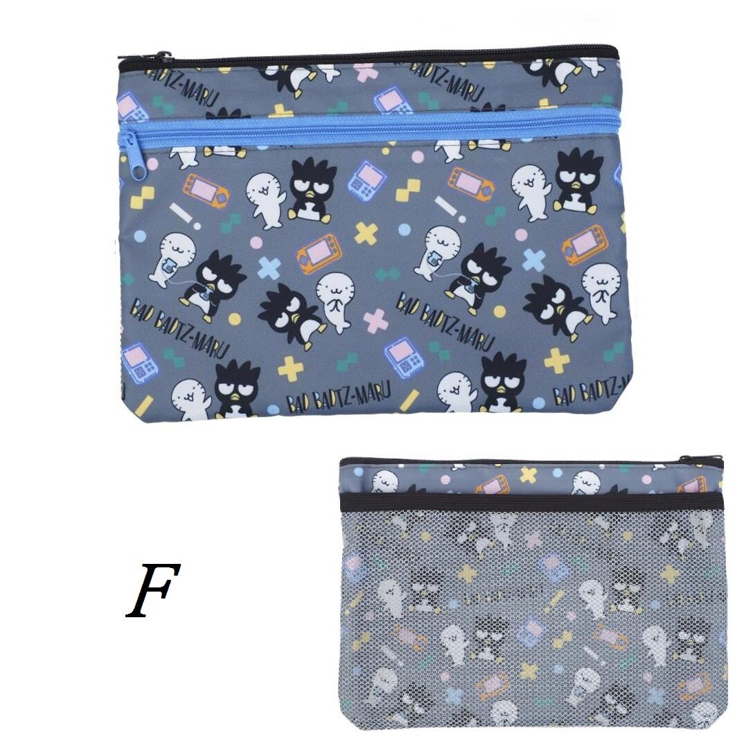 Sanrio 3Pockets Case Fabric Storage Bag for Stationery B6 Etsy