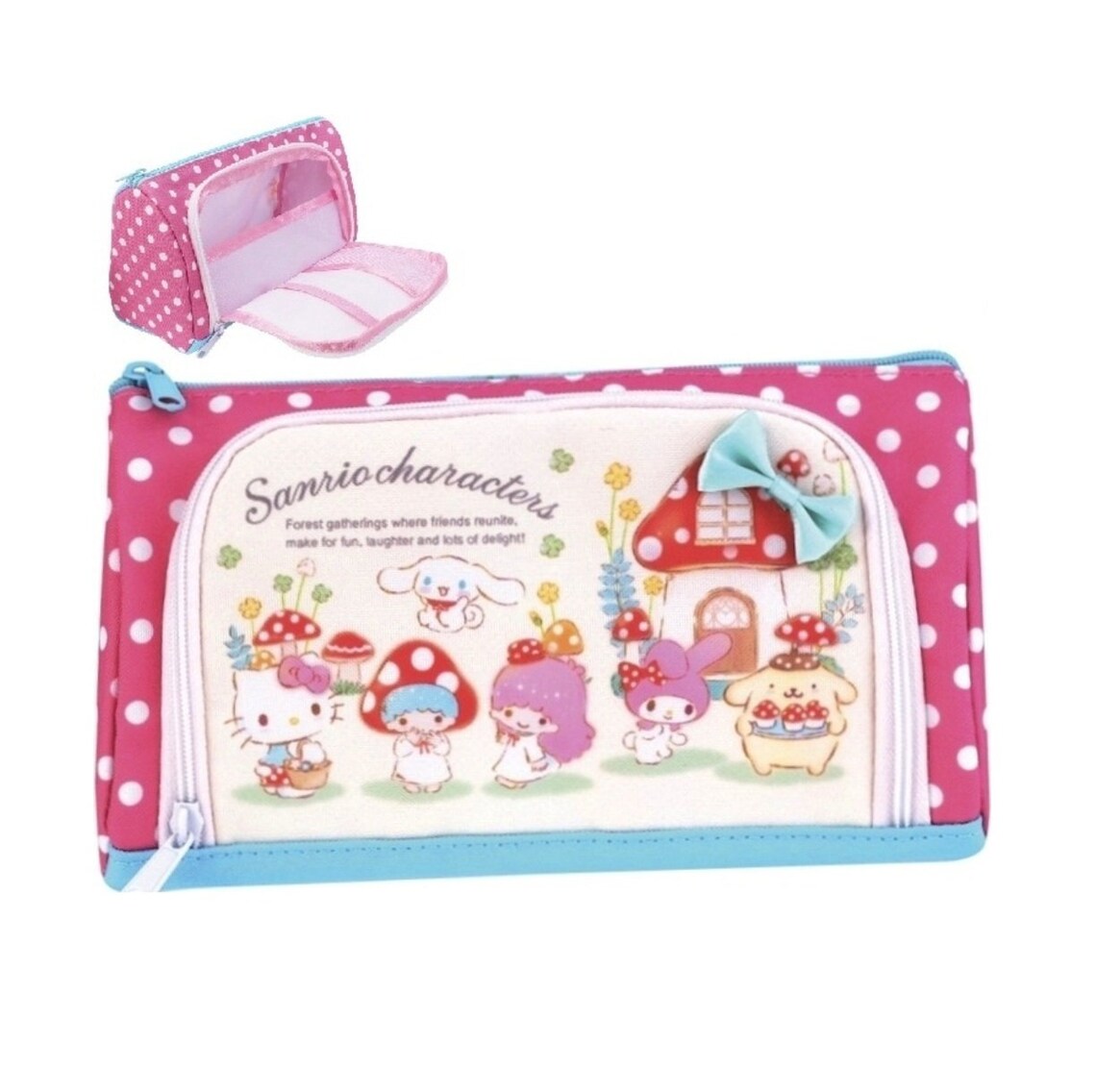 Sanrio Large Capacity Pen Pencil Stationery Holder Case Etsy