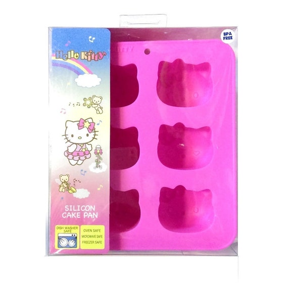 Japan Import Kitty Cat BPA Free Silicone Bakeware Ice Cube 