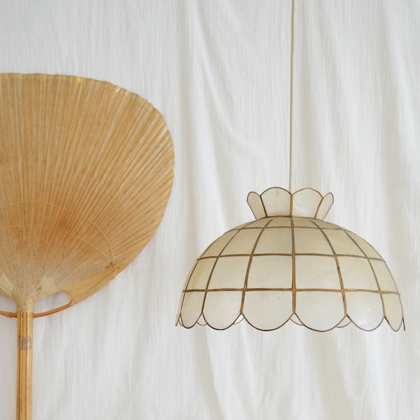 Pearl & Brass Vintage Hanging Lamp