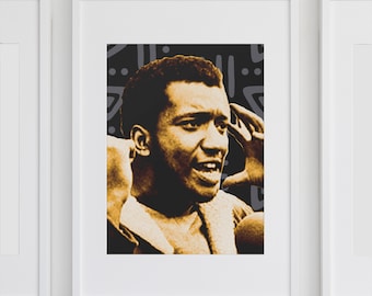 Fred Hampton Wall Art, Black Panther ,The Chairman,Print, Revolutionary