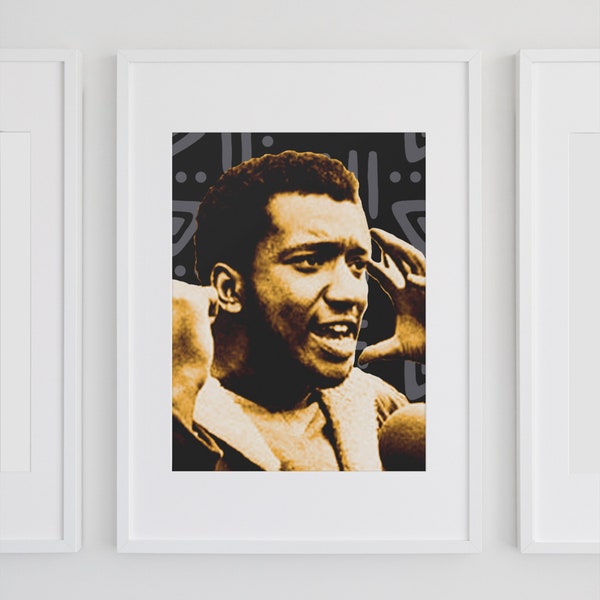 Fred Hampton Wall Art, Black Panther ,The Chairman,Print, Revolutionary