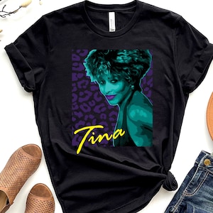 Tina Turner Tee, Icon, Singer, DTG Tee, Printed Tee, Tina Turner T-shirt, Legend, Private Dancer