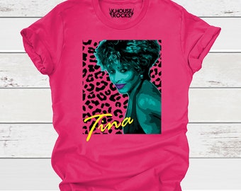 Printed Music Tee, Tina Turner T-Shirt, Icon, Printed Tee