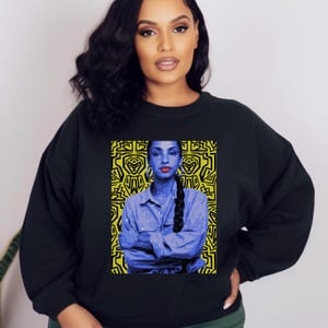 Sade Sweatshirt | 80s Nostalgia R&B Icon Sweatshirt | Soul | Vintage | Sade Adu| Sweatshirt Gift Crewneck 80s Pop Sweatshirt 80s Music Gift