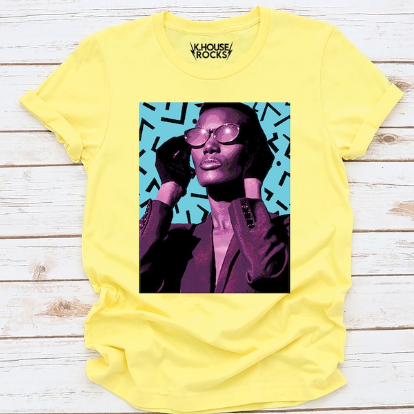 Grace Jones T-Shirt, Icon, Singer, Model, Actress, Jamaica, Disco Queen, Unapologetic