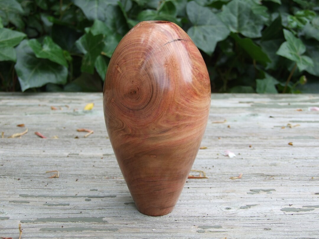 Damson Wood Hollow Form - Turned From Fresh Local Timber - Etsy Australia