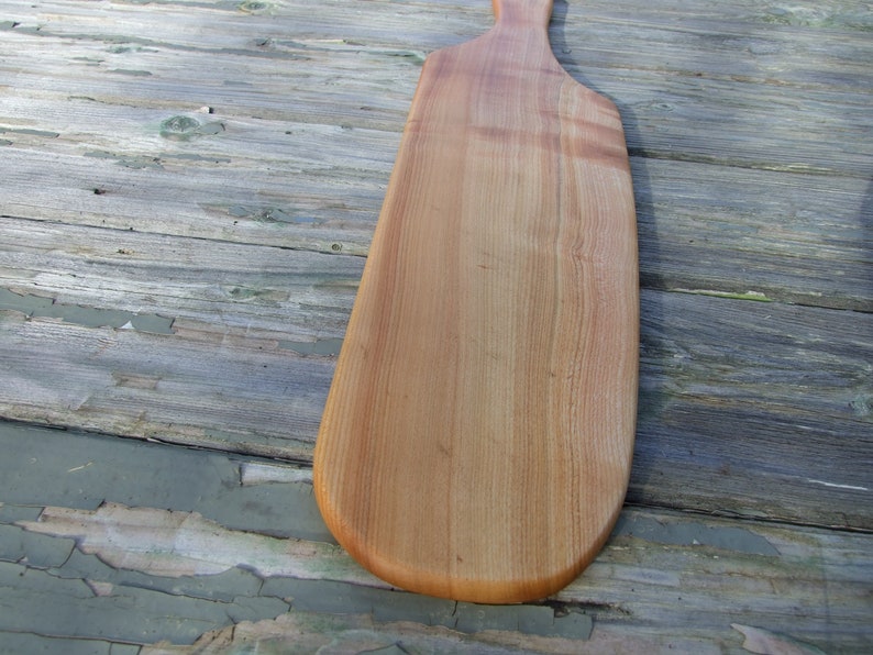 Cherry Wood Serving Board Made with Love In Wales Walnut Oil Finish Locally Sourced Green Timber