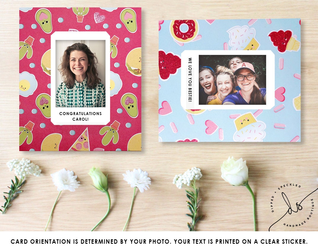 Custom Photo Cards, Custom Greeting Card, Customized Card, Personalized ...