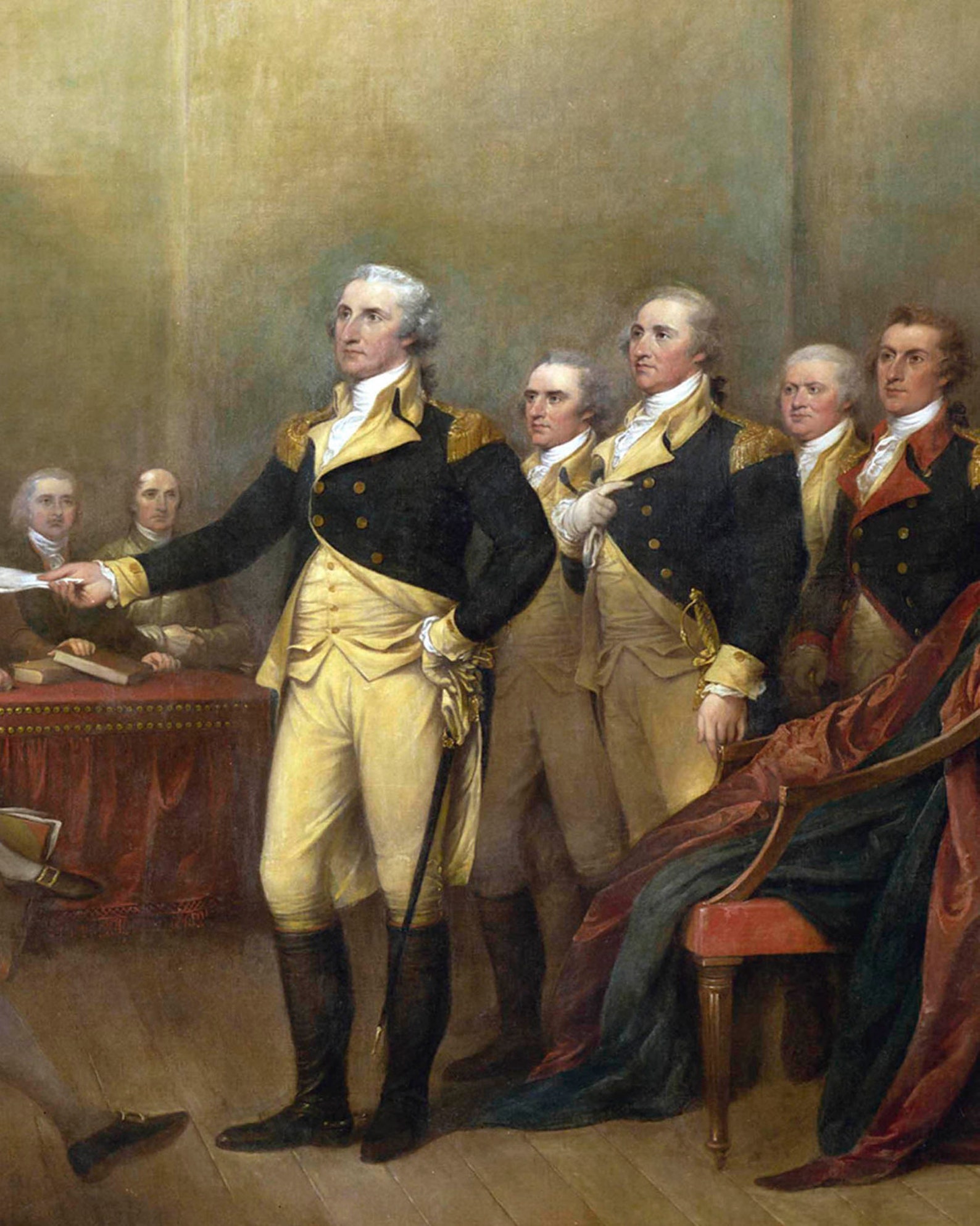 General Washington Resigning His Commission in 1783 Etsy
