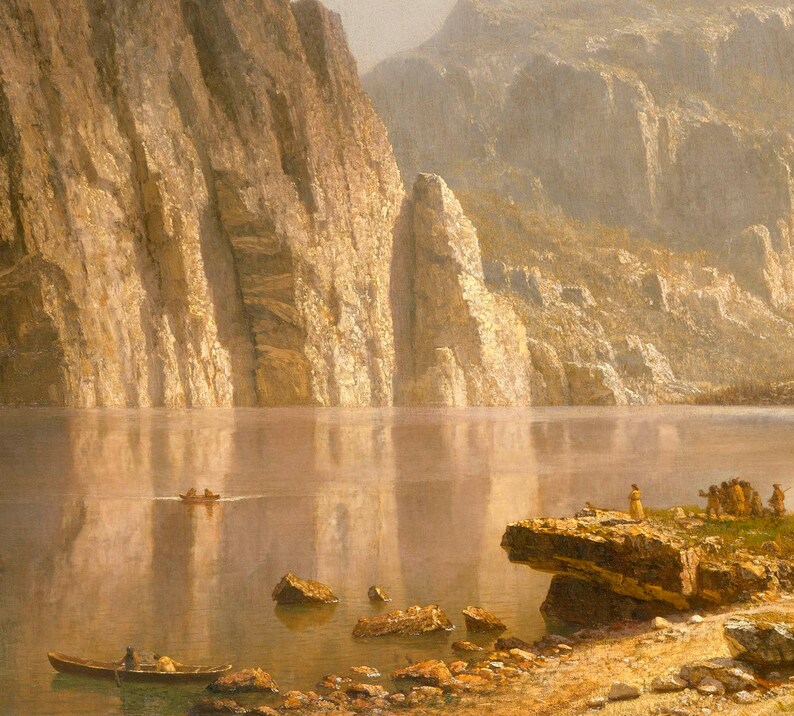 Merced River Yosemite Valley Albert Bierstadt 1866 24x36