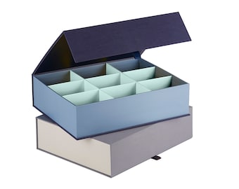 Baby Keepsake Box: Adjustable Dividers, Illustrated Labels