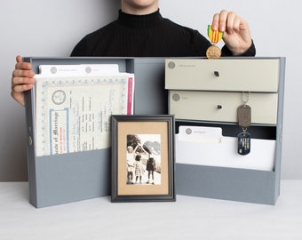 Personalized Family Heritage Keepsake Box | Genealogy Gift