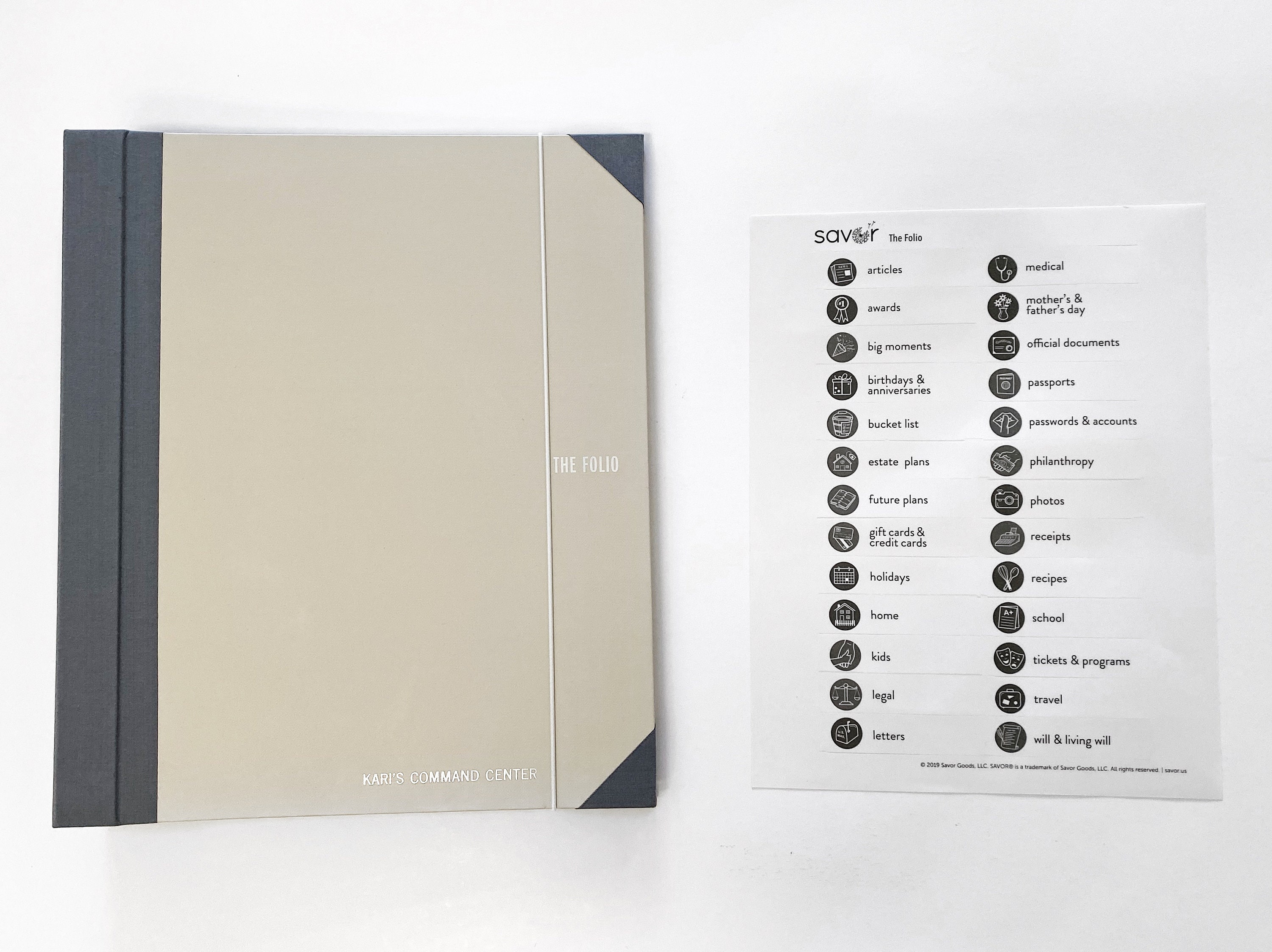 File Organizer for Important Documents Envelopes Hold Photos
