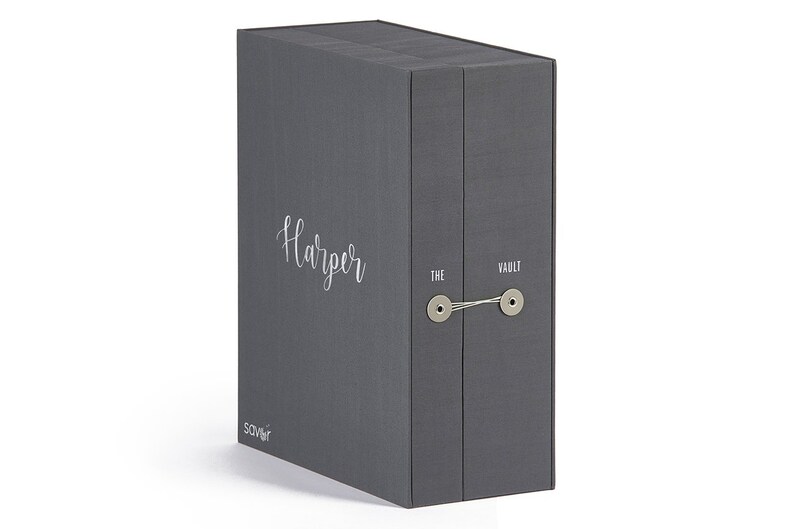 Personalized Baby Keepsake Box the Vault Handmade Fabric Etsy