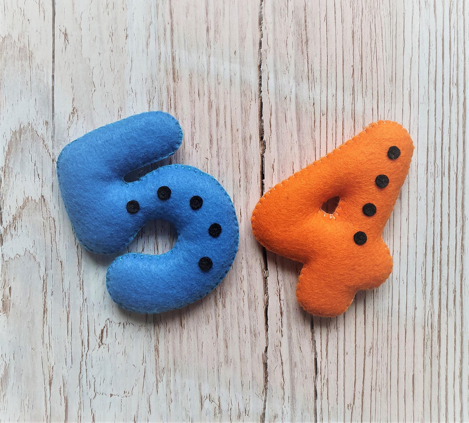 Felt Stuffed Numbers Numbers Set for Kids Educational Etsy UK