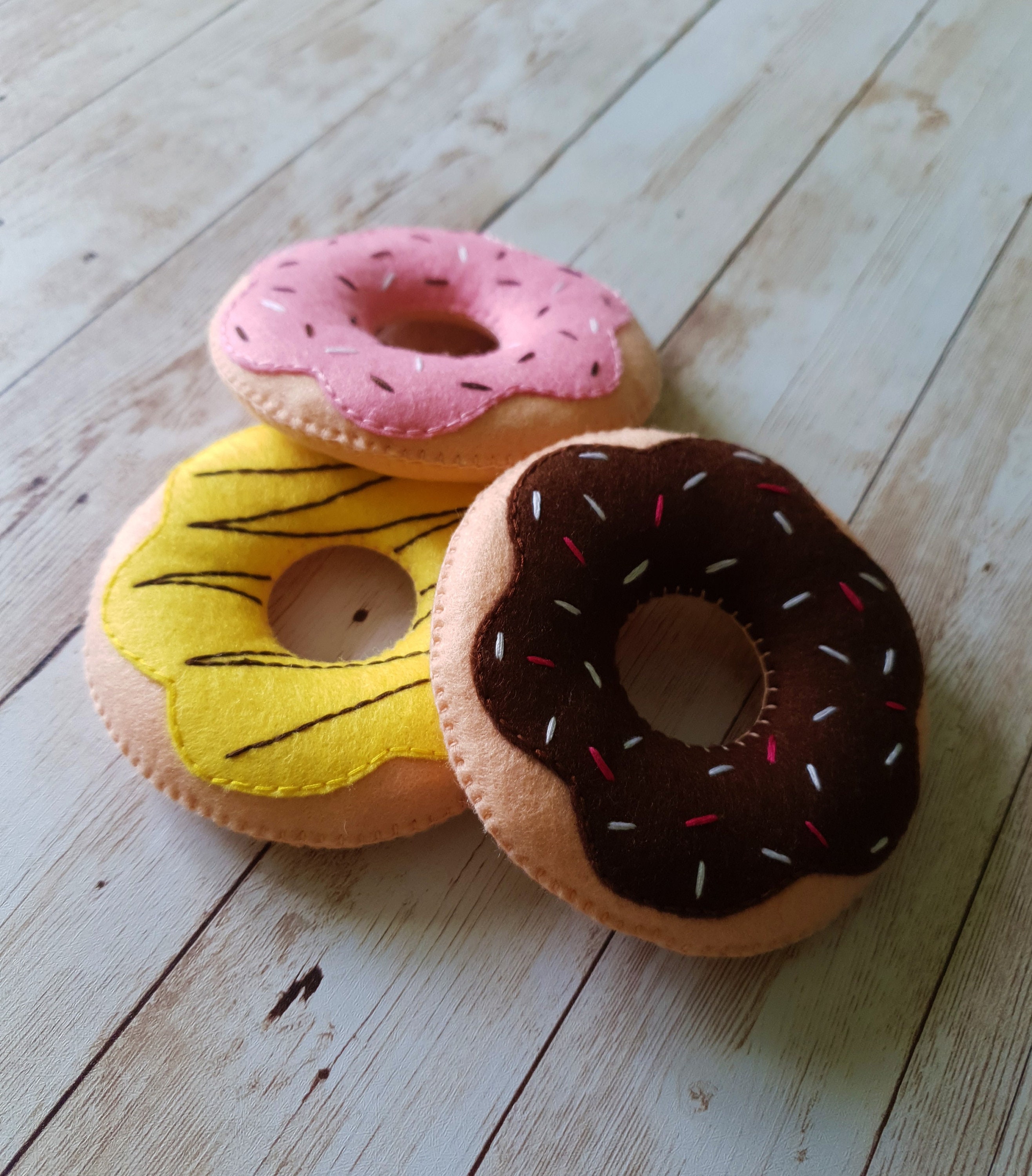 Toys Pretend Play Pretend Play Play food donuts Felt food donuts Donuts