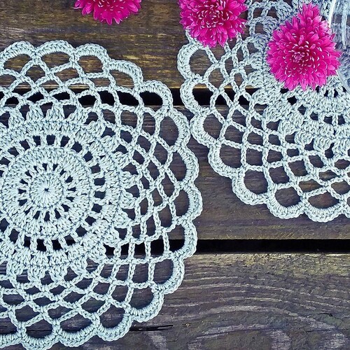 CROCHET PATTERN Simple Doily Written Pattern PDF Etsy