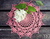 CROCHET PATTERN - Charming Shells Doily Written Pattern PDF