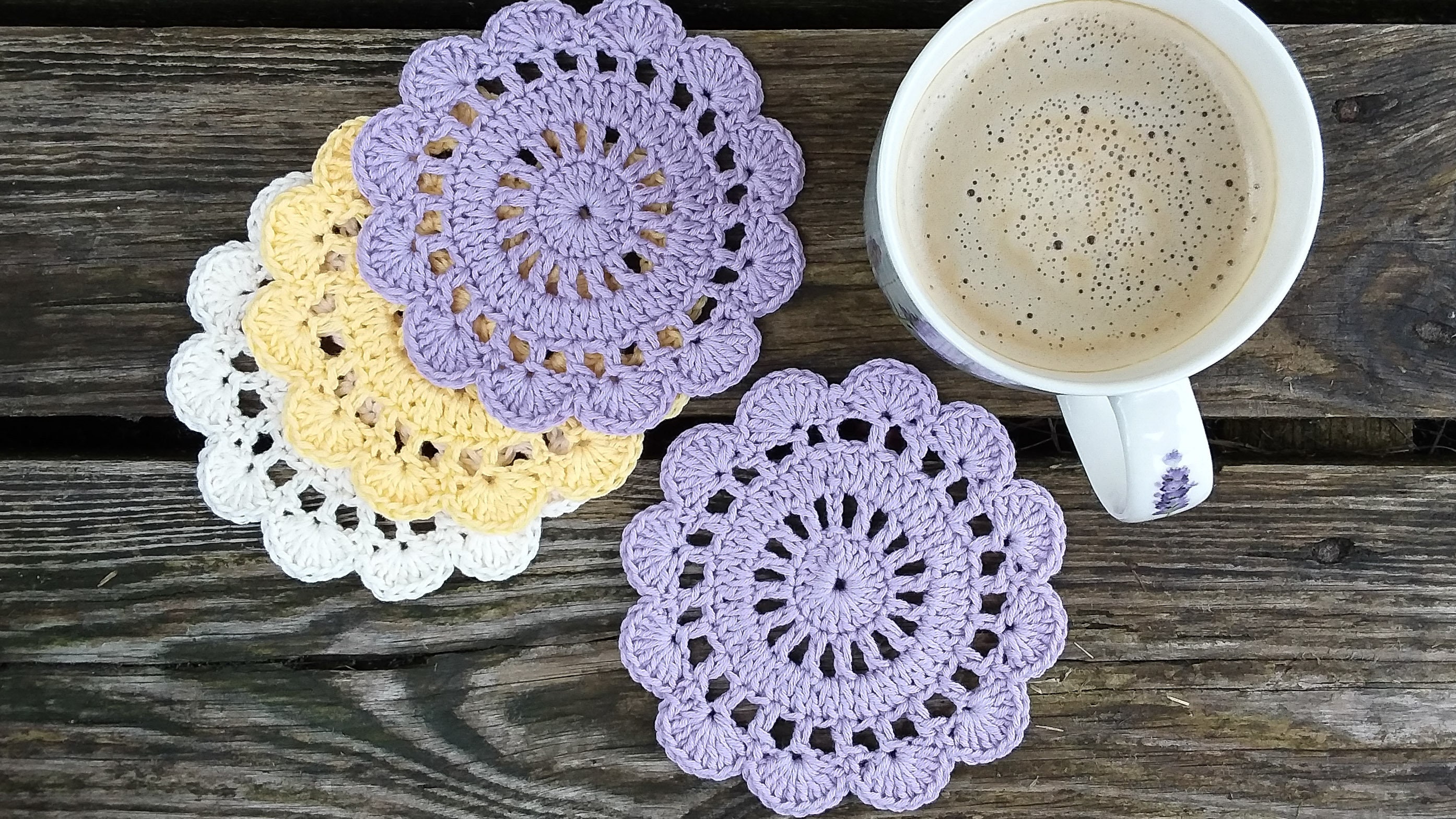21 Orchid Crochet Patterns to Stitch Elegant Blooms for Home Decor and Gifts 7 Crochet Pattern Sweet Orchid Coaster Written English