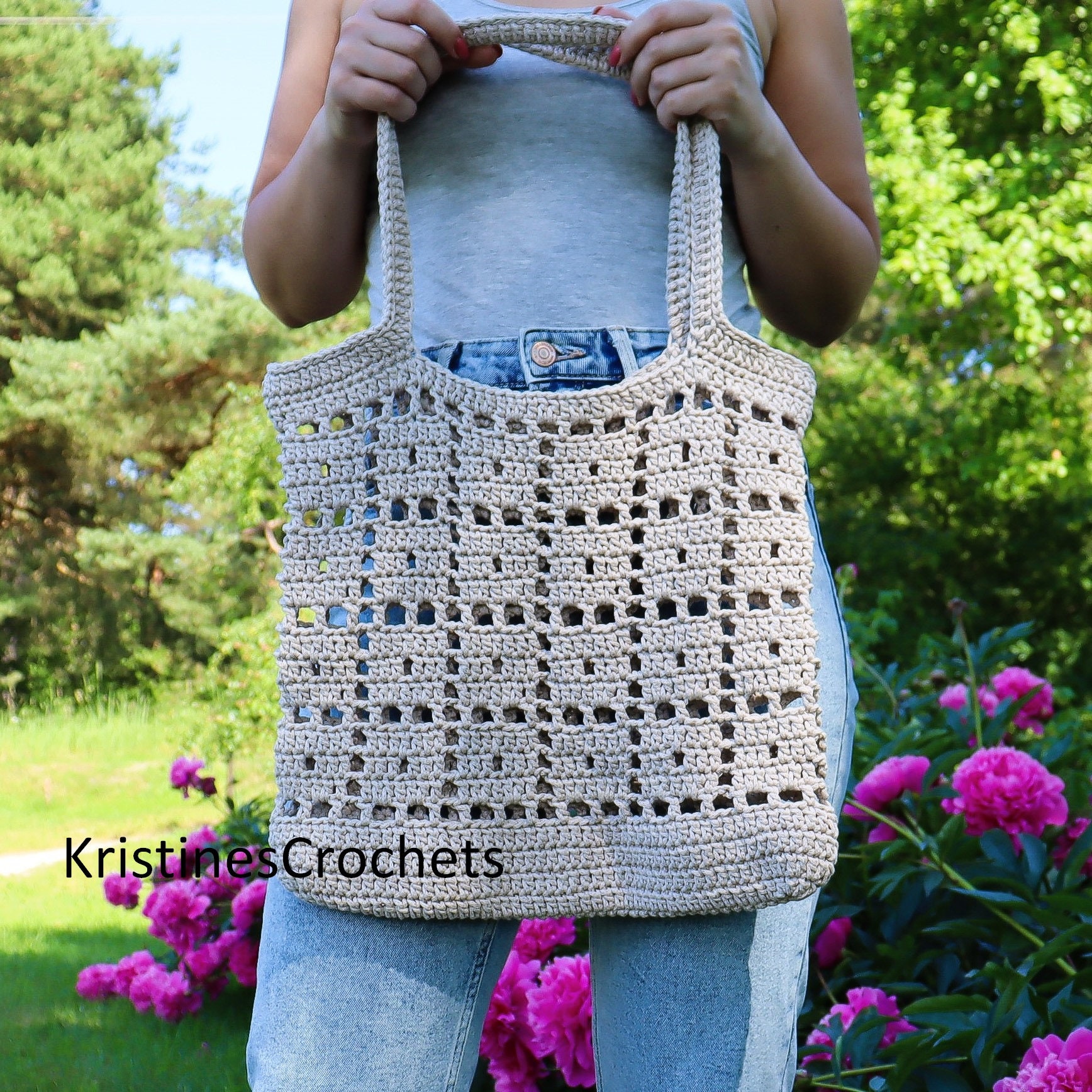 CROCHET PATTERN Classic Tote Market Beach Unlined Bag - Etsy