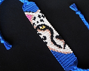 Leopard print Brazilian bracelet