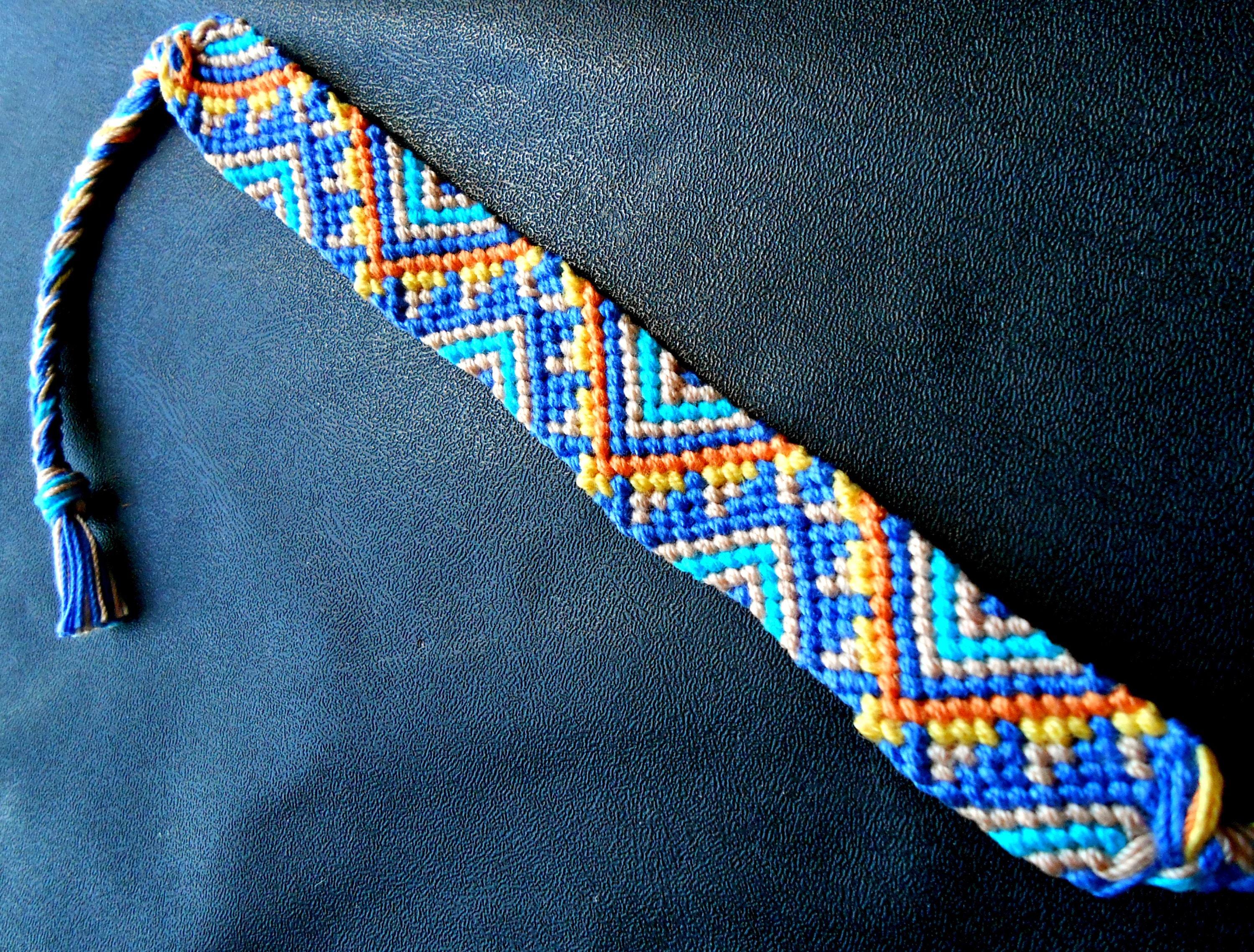 Brazilian Bracelet, Aztec Patterns, 5 Colors, to Tie Etsy