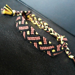 Braziliaanse armband, vriendschap, &quot;Cross&quot; 3 kleuren