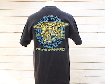 Vintage Naval Specwar T-Shirt Size - Large