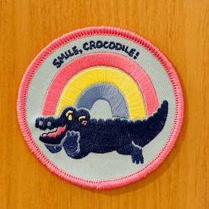 Smile-krokodilpatch