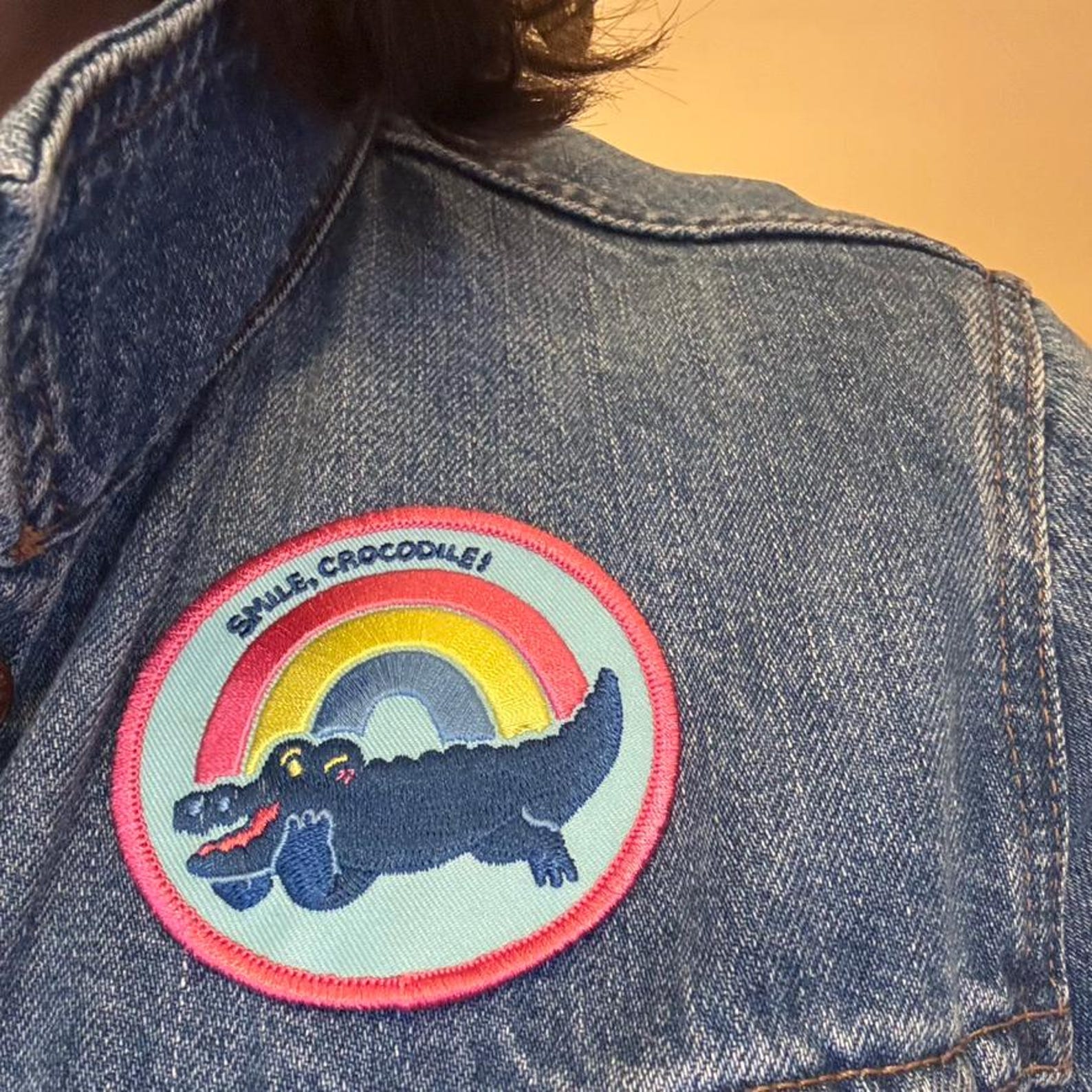 Smile Crocodile Patch - Etsy