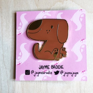 Dog Enamel Pin
