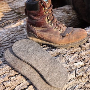 Alpaca Boot Inserts/Felted Alpaca Burlap Inserts/Ladies Shoe Inserts/Men’s Shoe Inserts/Felted Alpaca/Felted Llama Boot Inserts