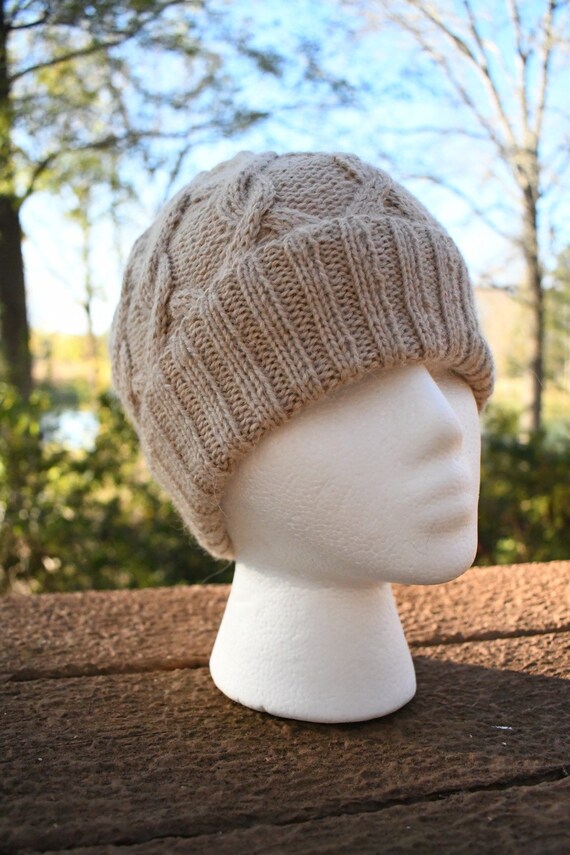 Alpaca Snake Cable Hat/winter Hat 