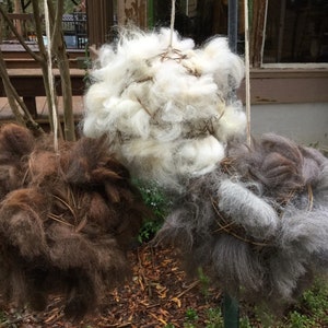 Mega Alpaca Nesting Ball Plus 2oz Refill Bag/Large Grapevine Ball/ Bird Nesting Ball/Alpaca Fiber Ball/Outdoor Gift/Bird Product