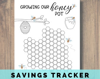 Savings Tracker Printable, Sinking Fund, Emergency Fund, Savings Challenge, Savings Printable, Savings Goal, Savings Planner, Savings Chart