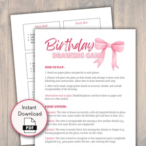 Slumber Party Games for Girls Printable, Sleepover Activities, Tween Teen Birthday Games, Girls Party Games