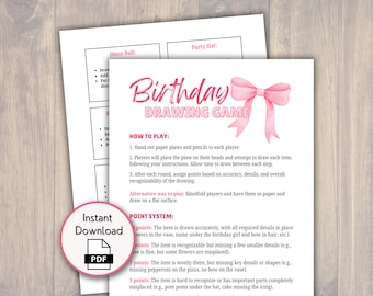 Slumber Party Games for Girls Printable, Sleepover Activities, Tween Teen Birthday Games, Girls Party Games