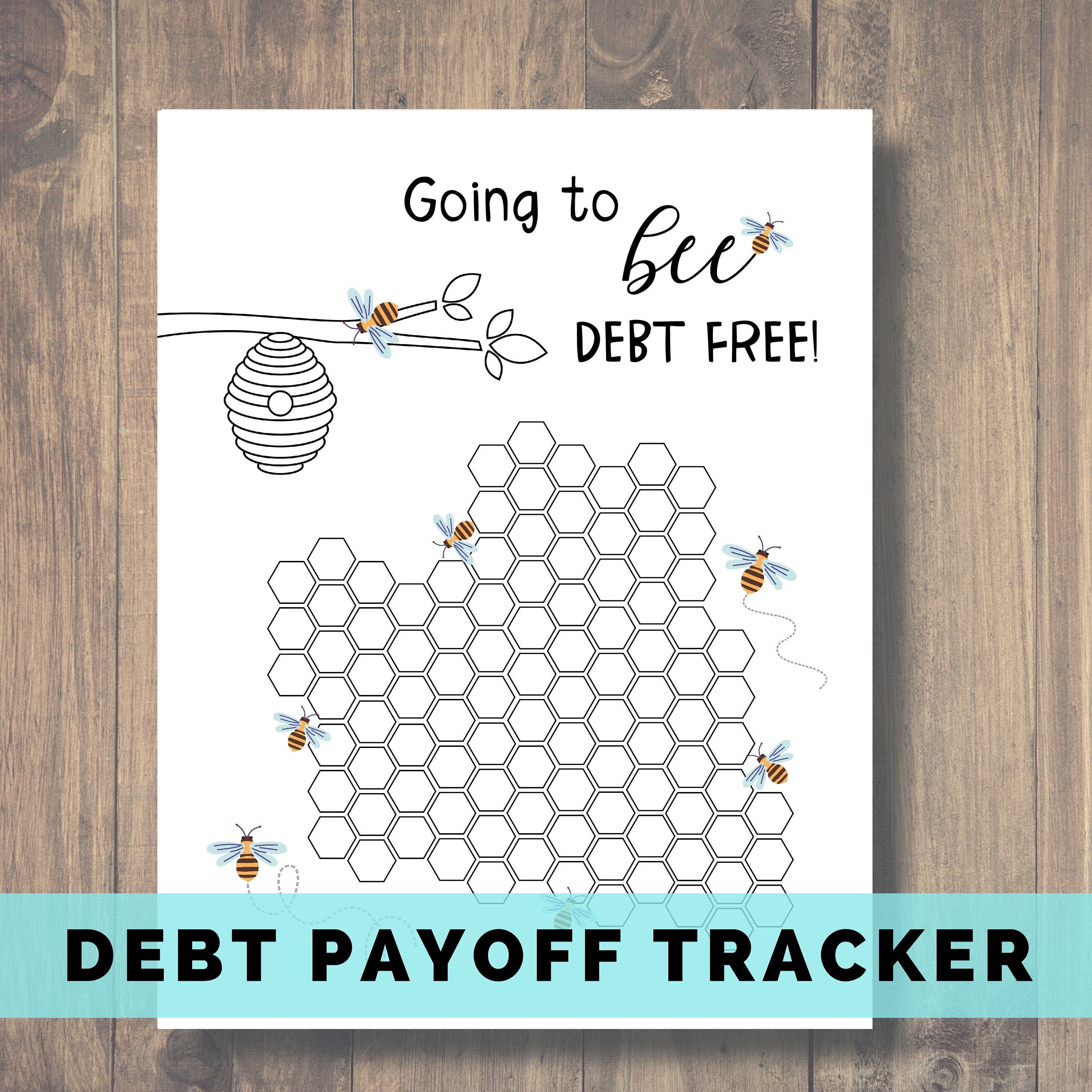 Printable Debt Payoff Tracker Bee Debt Free Dave Ramsey Baby