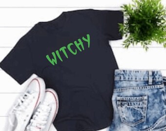 Witchy Graphic Tee / Halloween tee/ witch / graphic tee