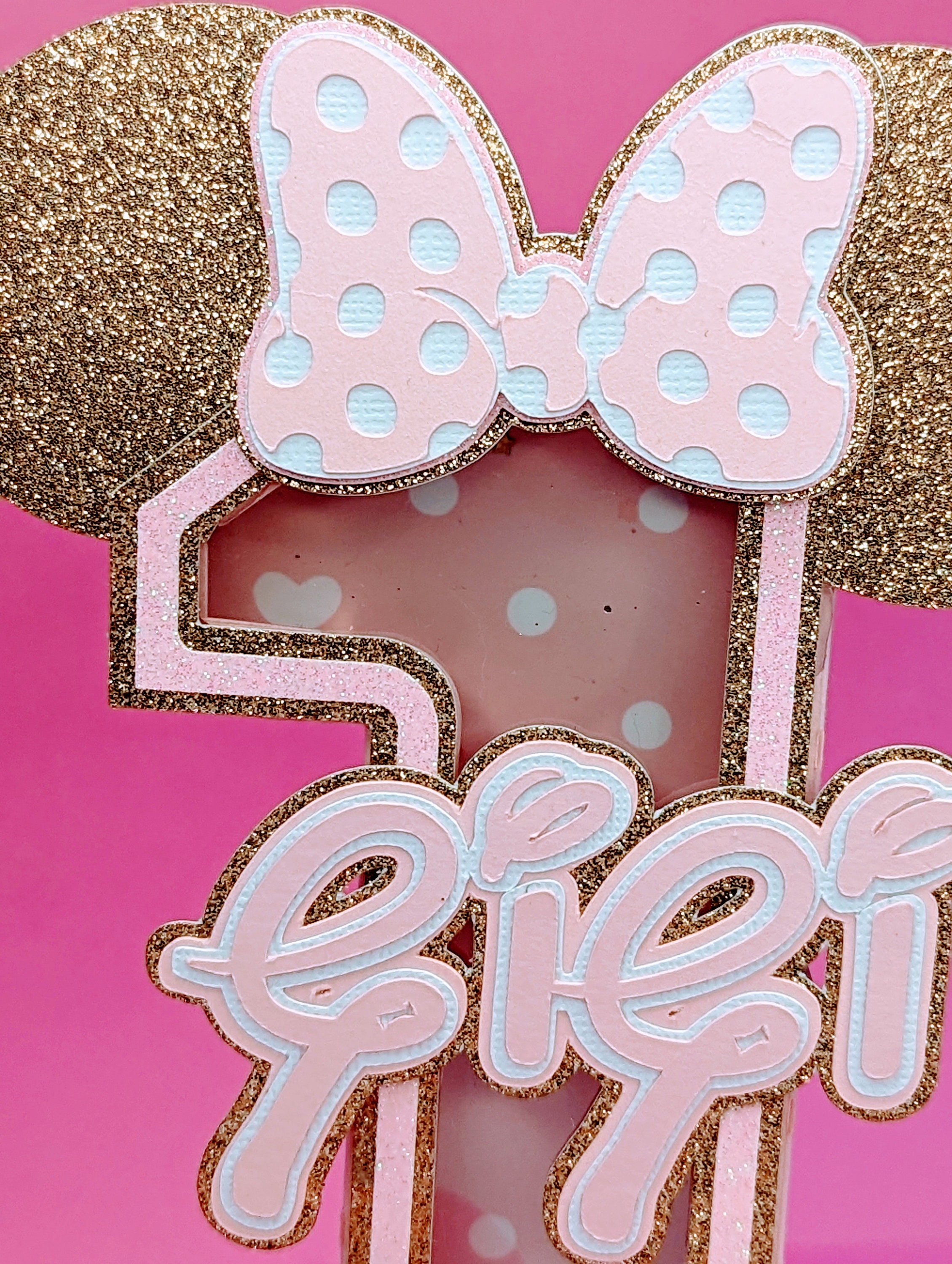 Minnie Mouse Party Decor 3d Letter3d Number Minnie Mouse 3d 