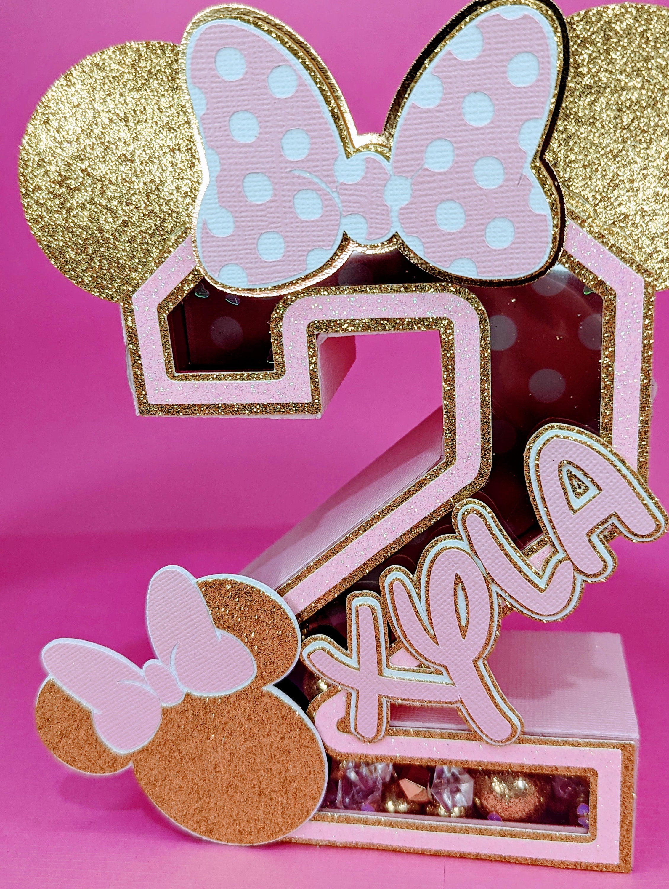 Minnie Mouse Party Decor 3d Letter3d Number Minnie Mouse 3d 