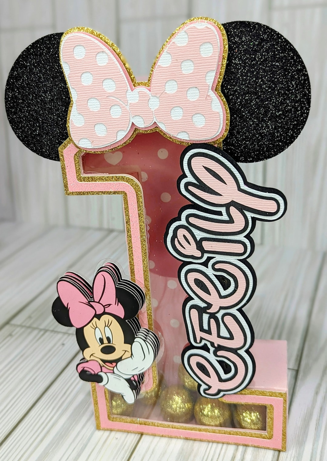Minnie Mouse Party Decor 3d Letter3d Number Minnie Mouse 3d 
